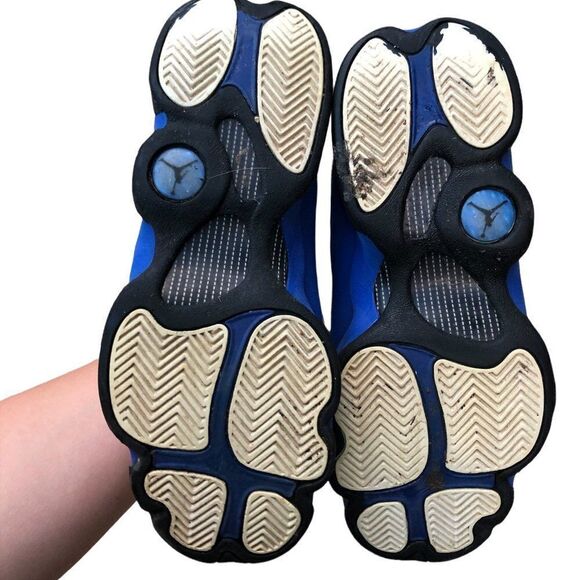 Rare 2017 air jordan 13 retro white hyper royal black size 7.5 - Picture 14 of 14